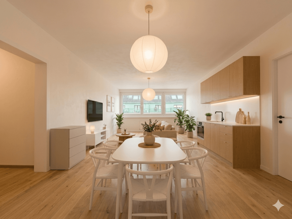 Erstbezug nach Sanierung – moderne 3-Zimmer-Wohnung in ruhiger Innenhoflage